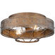 Ferris 2 Light 14 inch Copper Patina Flush Mount Ceiling Light